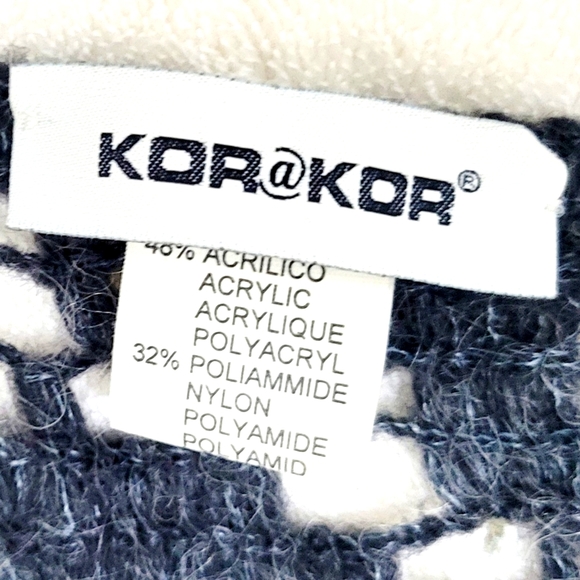 Beautiful Italian mohair blend scarf/shawl...Kor@Kor - Picture 7 of 7